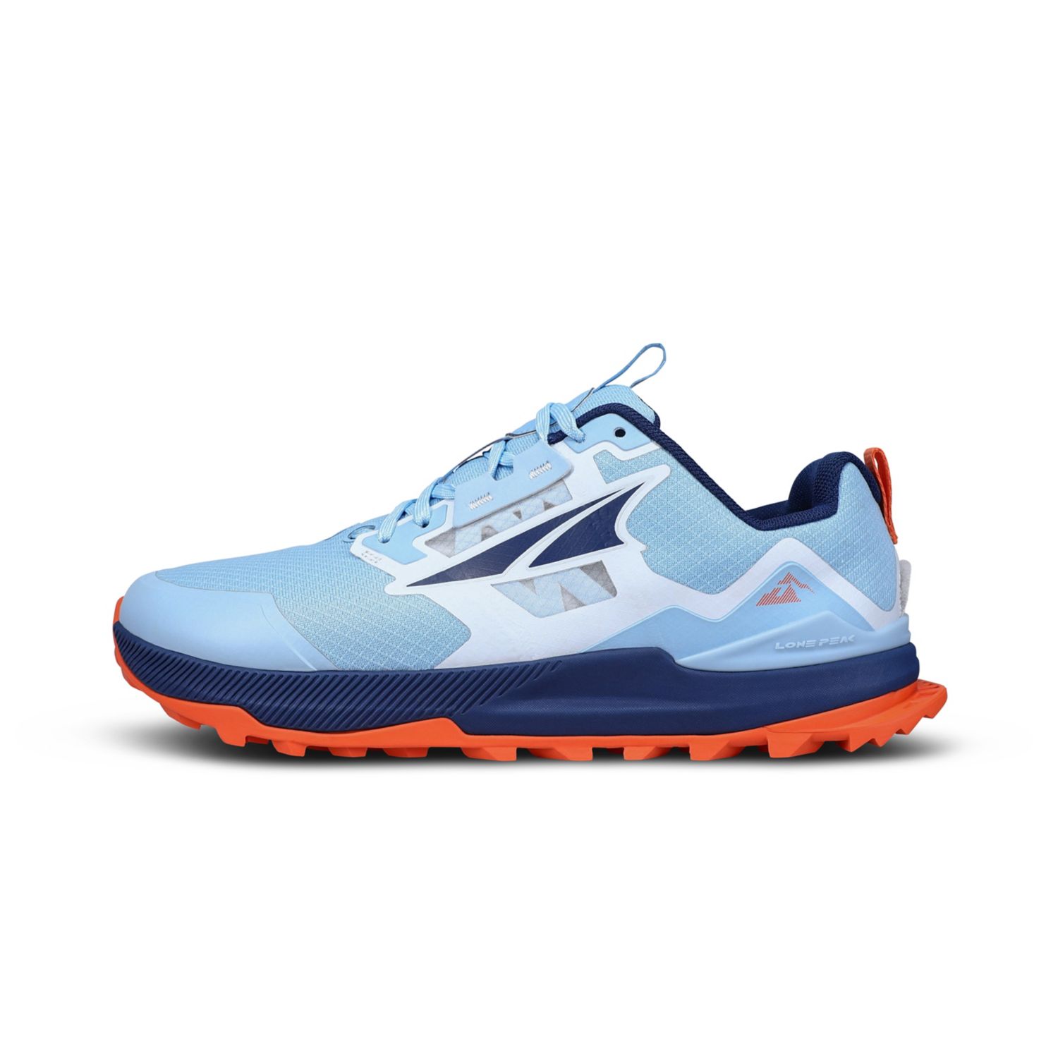 Altra Lone Peak 7 Women\'s Trail Running Shoes Blue / Orange | South Africa-16482309